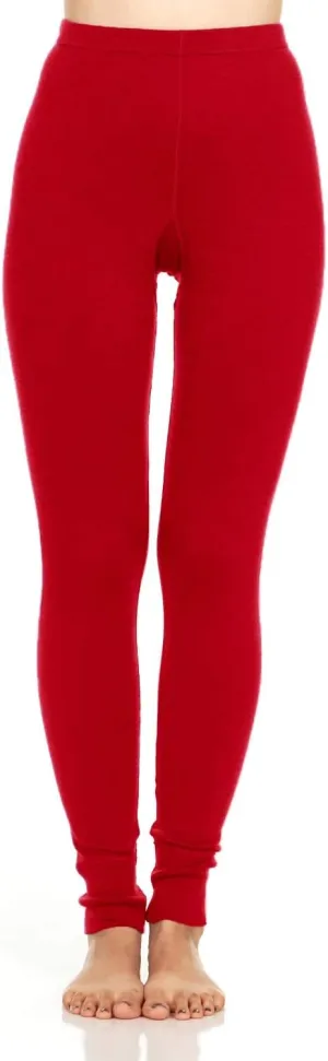 100% Merino Wool Women's Base Layer Bottoms - Thermal Underwear - No Itch Renewable Fabric