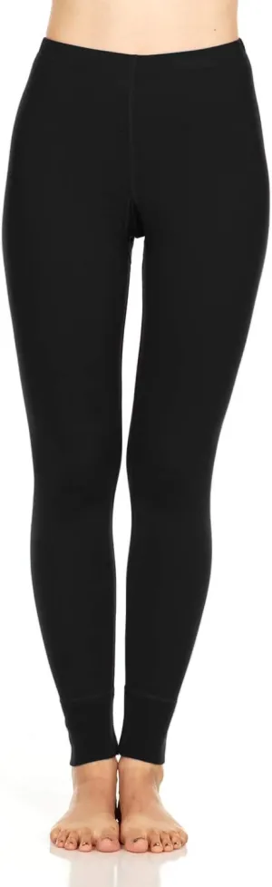 100% Merino Wool Women's Base Layer Bottoms - Thermal Underwear - No Itch Renewable Fabric