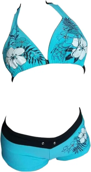 2 Piece Y2k Halter Bikini Shorts Sets Women 2000s Vintage Summer Set Sexy Beach Swimsuit Going Out Outfits