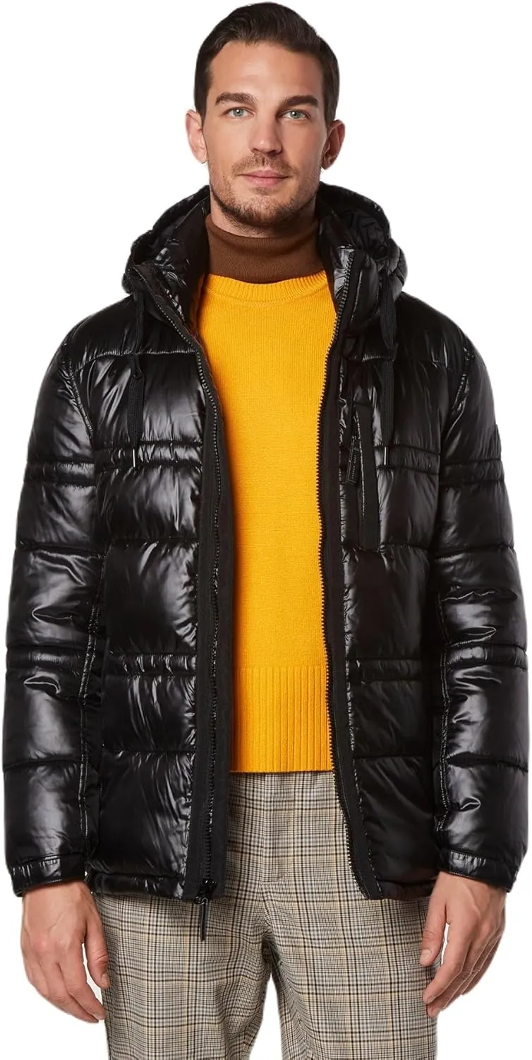 Andrew Marc Men's Full Length Puffer Jacket