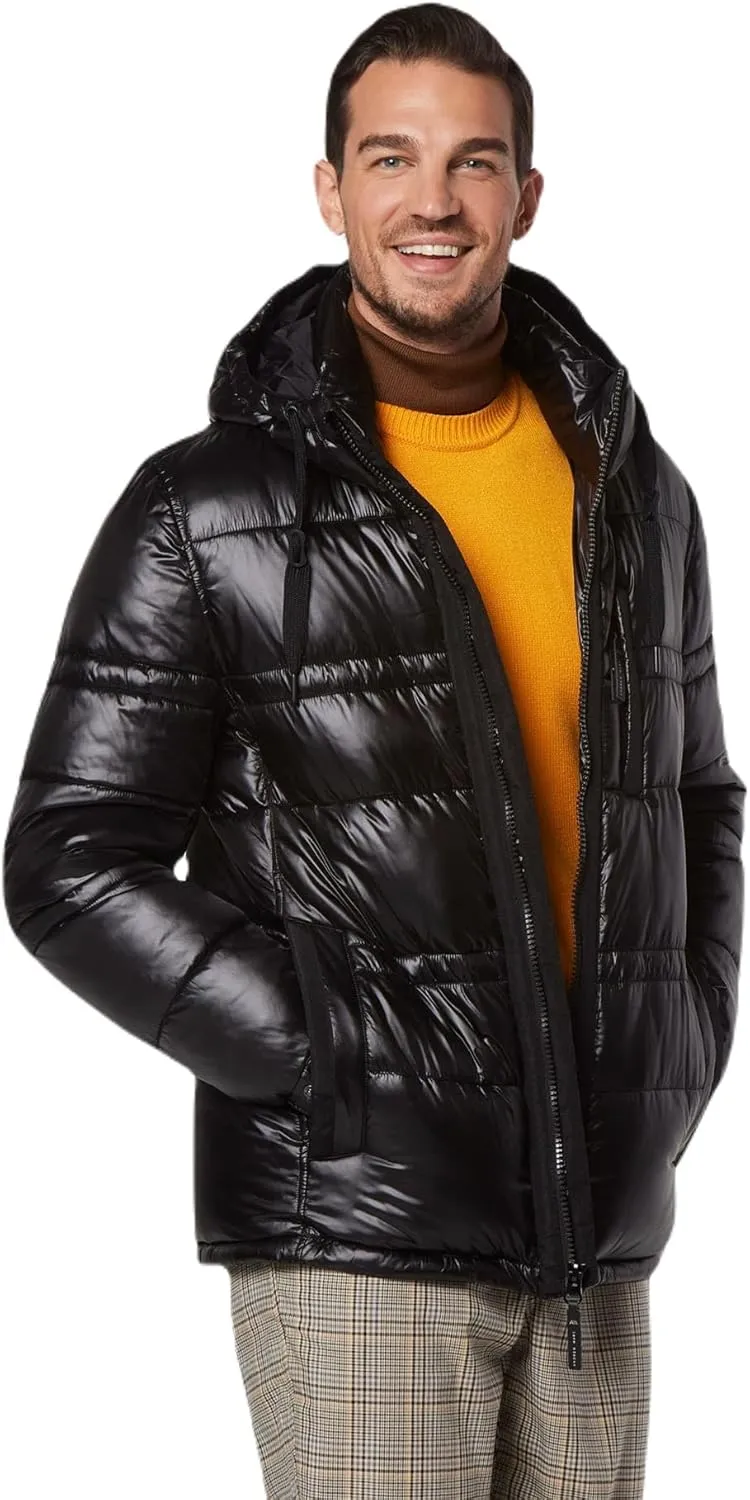 Andrew Marc Men's Full Length Puffer Jacket