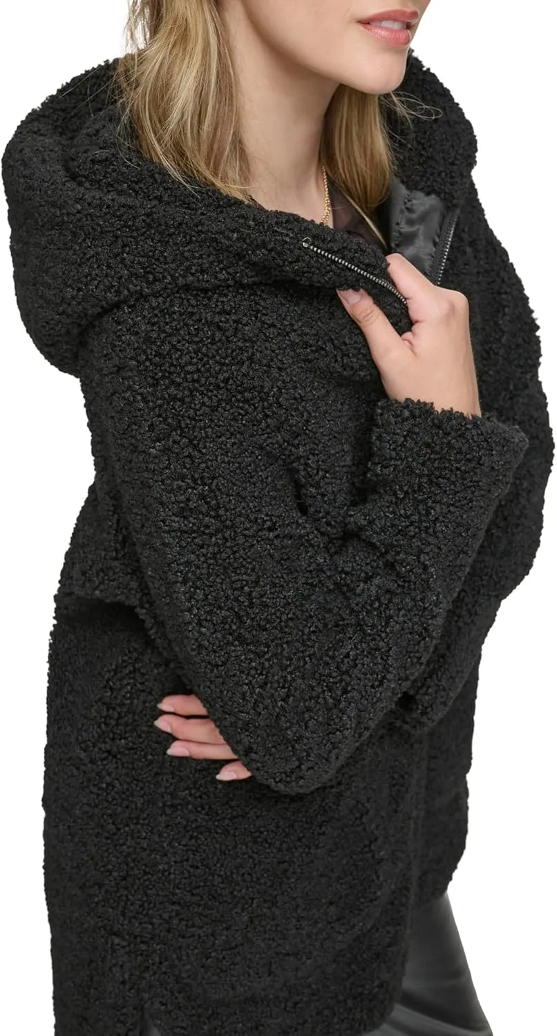 Andrew Marc Women's Seneca Faux Fur Teddy Coat