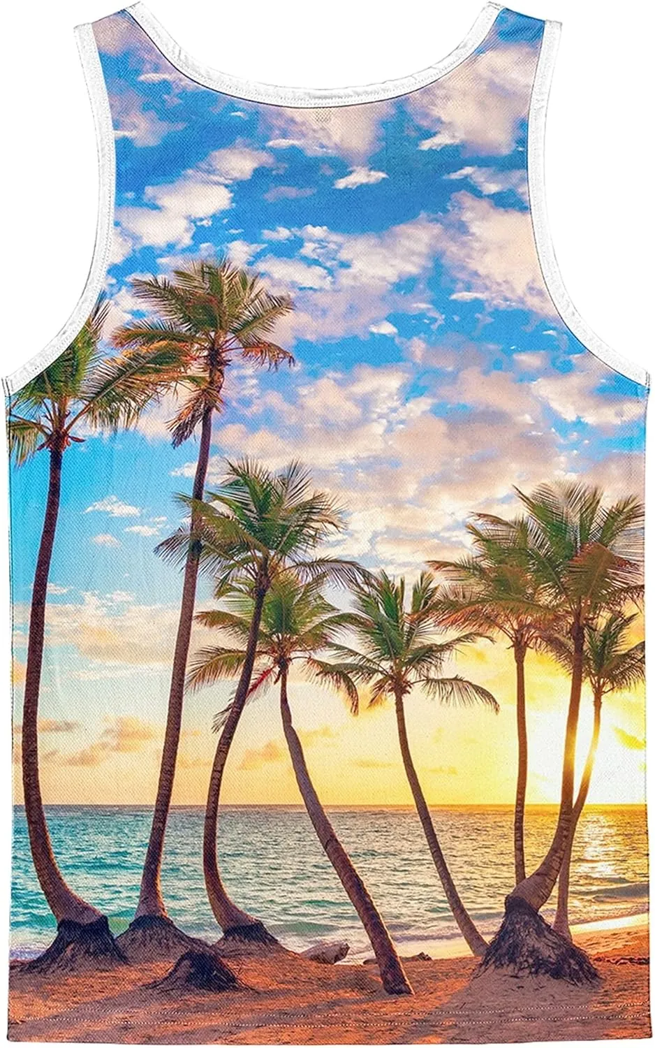 Asylvain 3D Tank Tops for Men Women Cool Design Graphic Sleeveless Shirts Summer Tops