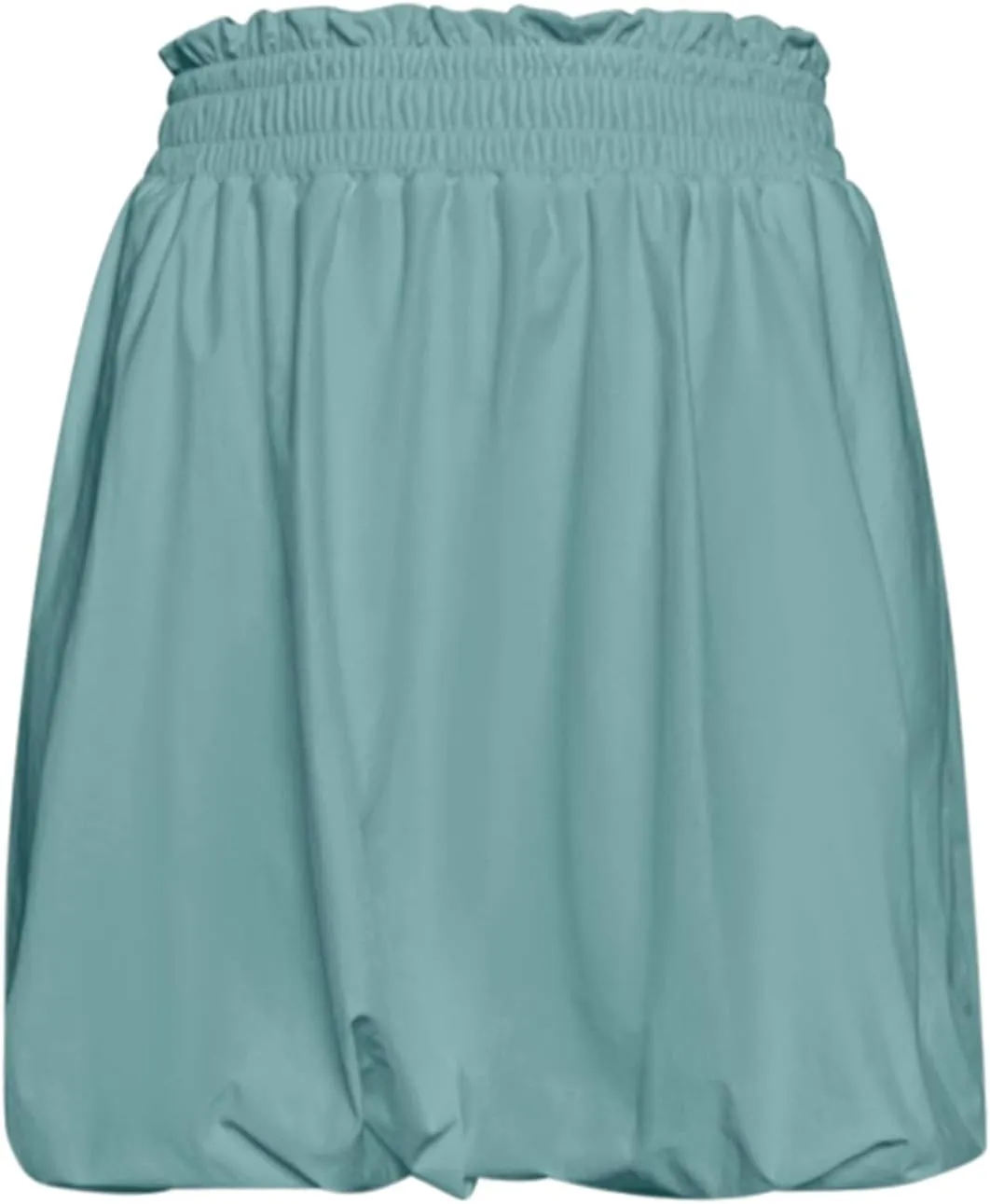 Bubble Skorts for Women Baggy High Waisted Elastic Waist Wide Leg Skirts Comfortable Casual Lighwteight Ruched Skorts