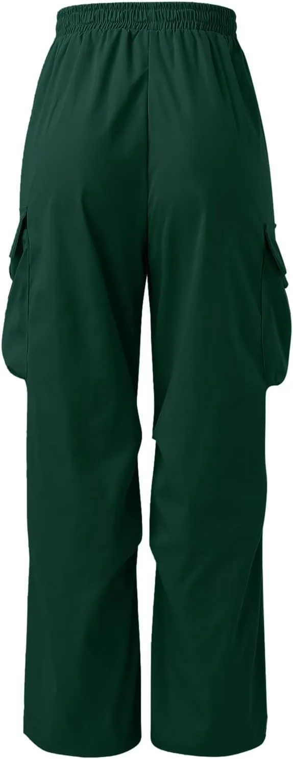 Cargo Pant for Men Casual Work Pant Drawstring Elastic Waist Cotton Stretch Sweatpants with Pockets