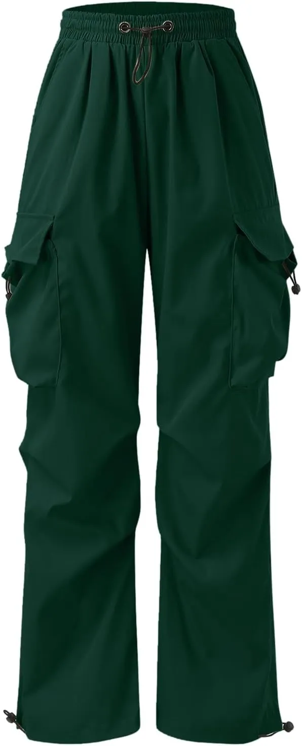 Cargo Pant for Men Casual Work Pant Drawstring Elastic Waist Cotton Stretch Sweatpants with Pockets