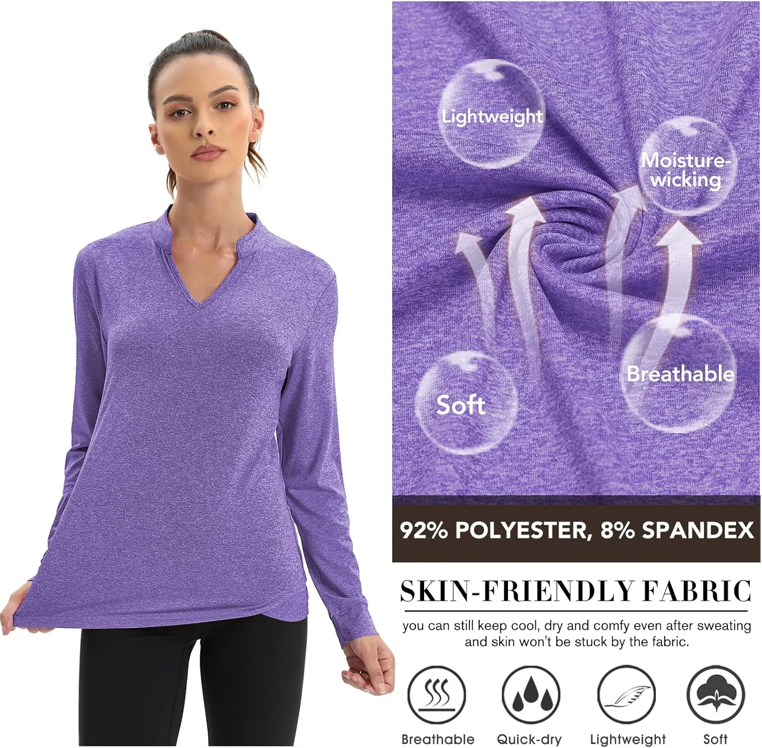 COOrun Workout Tops for Women