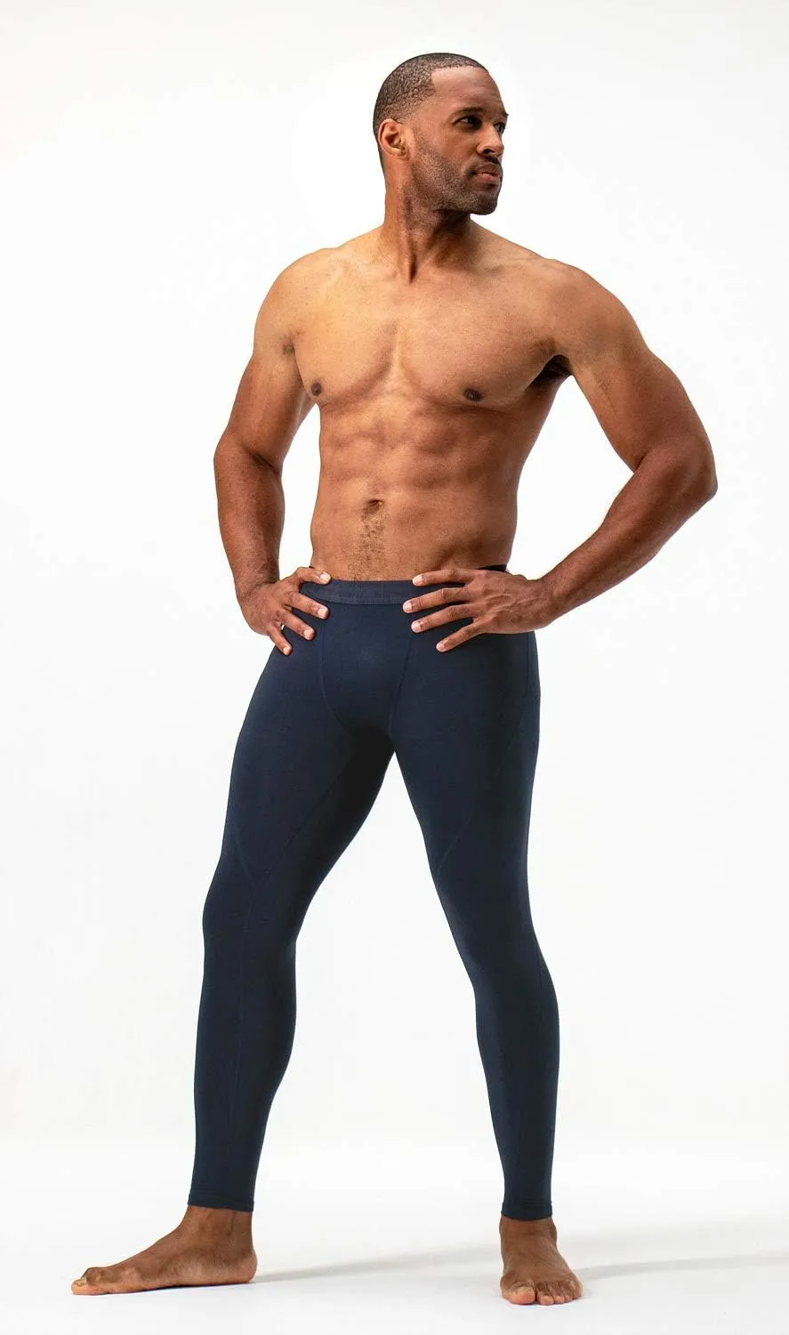 DEVOPS 2 or 3 Pack Men's Thermal Compression Pants, Athletic Leggings Base Layer Bottoms