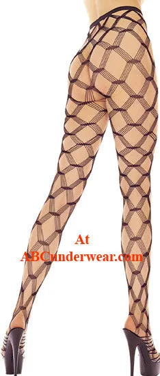 Diamond Net Pantyhose