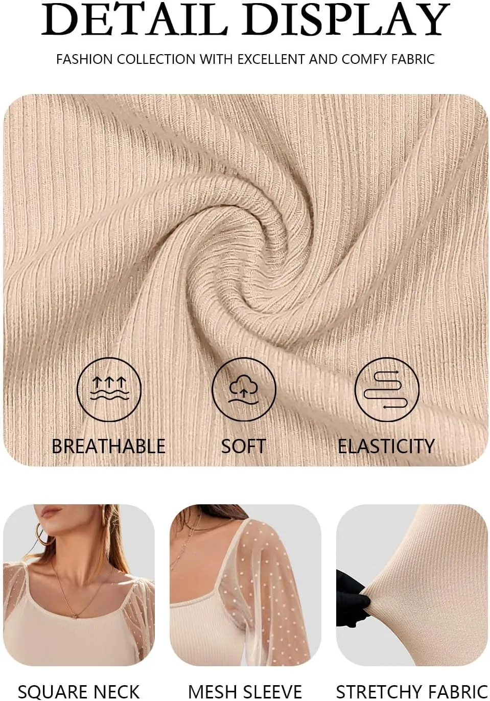 DOROSE Womens Mesh Long Sleeve Shirts Casual Blouses Tops
