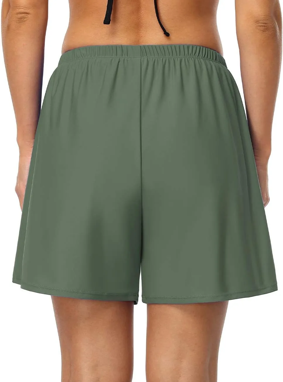 Firpearl Women's Swim Board Shorts UPF 50  Sport Boyleg Swim Trunk Swimsuit Bottoms