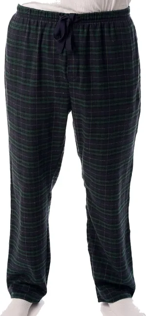 #followme Men's Flannel Pajamas - Plaid Pajama Pants for Men - Lounge & Sleep PJ Bottoms
