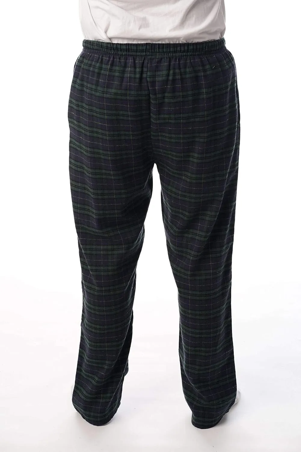 #followme Men's Flannel Pajamas - Plaid Pajama Pants for Men - Lounge & Sleep PJ Bottoms