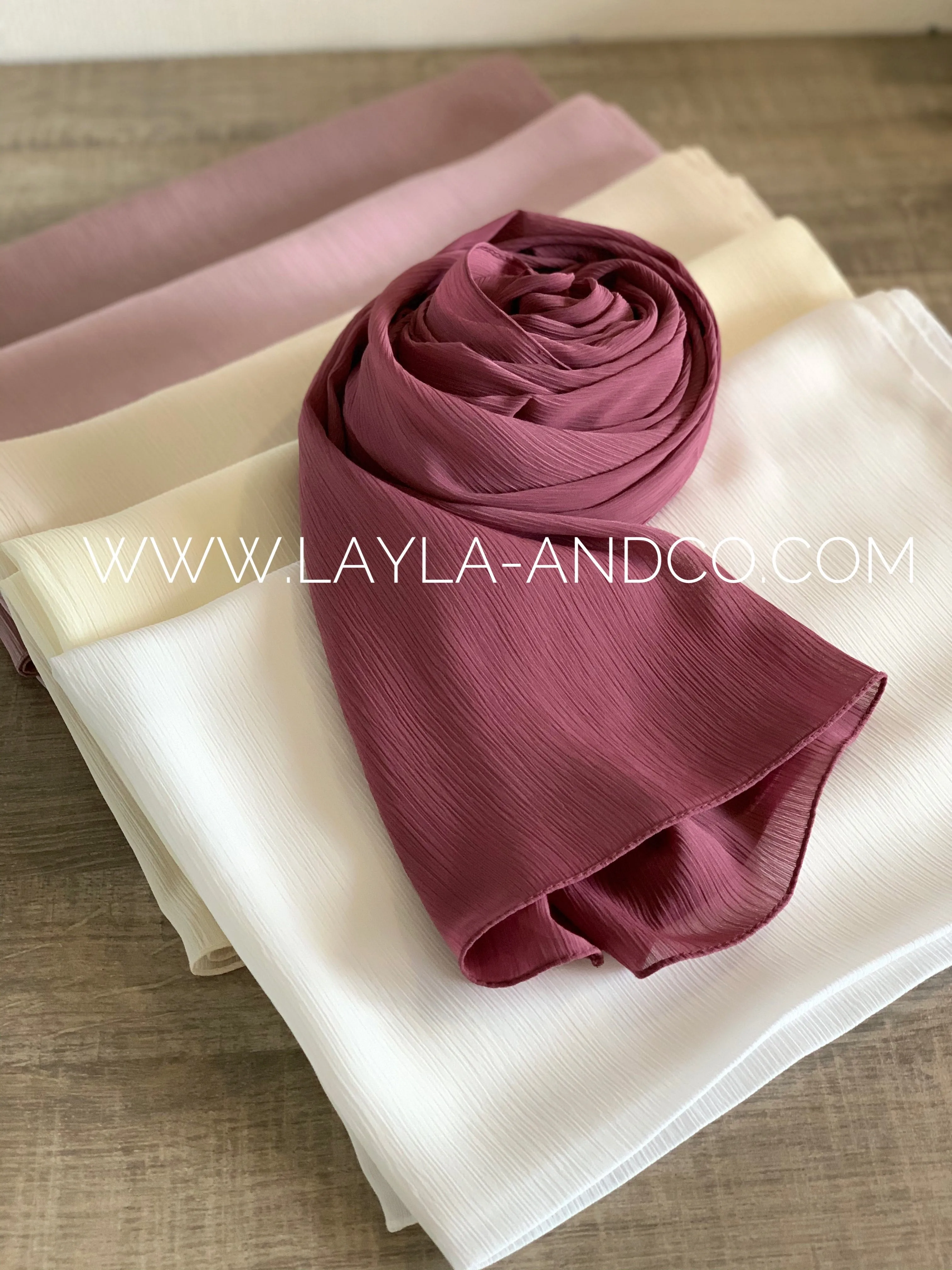 Foulard « à plis »