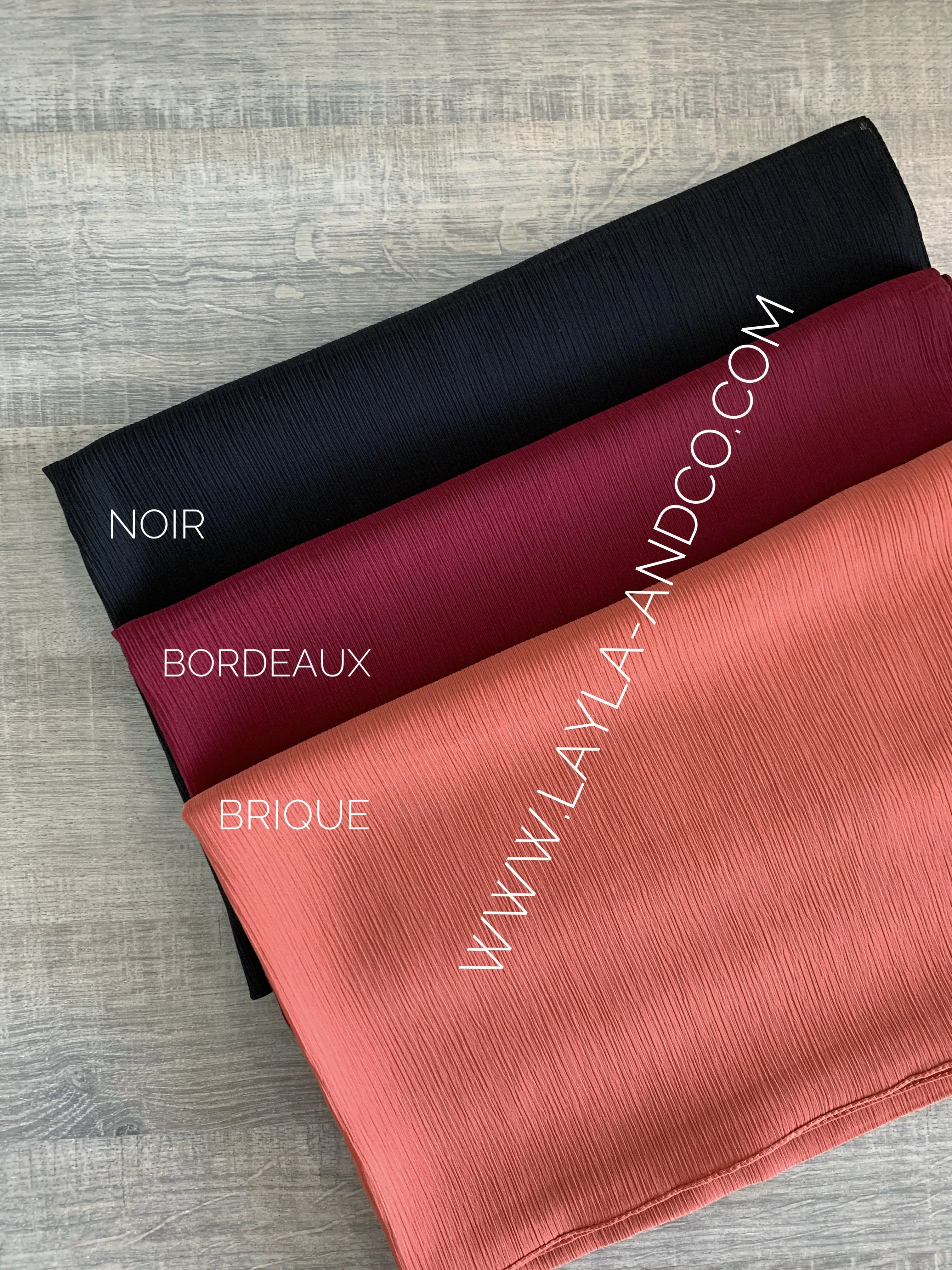 Foulard « à plis »