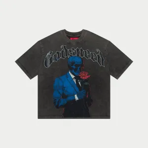 Godspeed - Smell The Roses T-Shirt - Grey