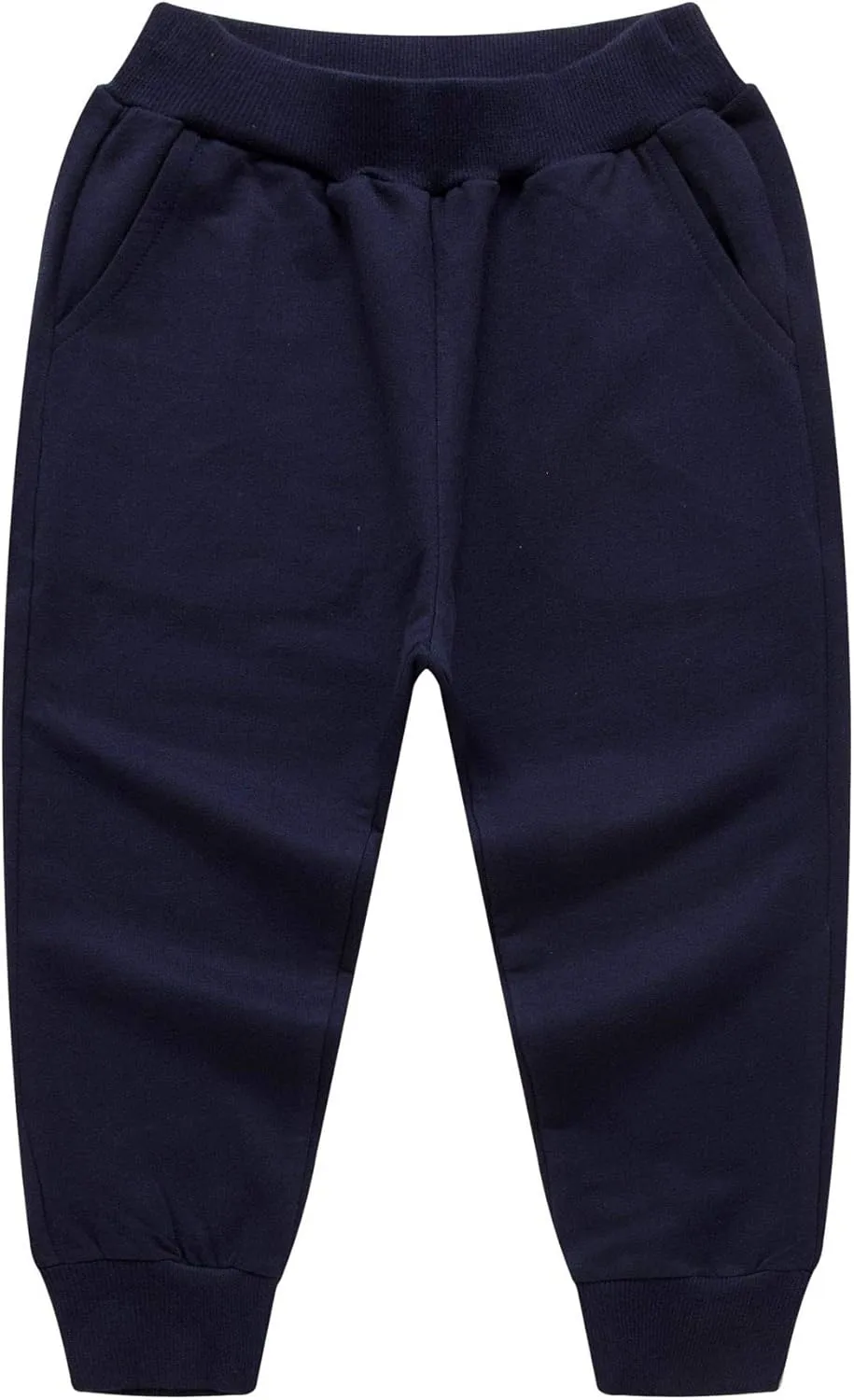 HAXICO Unisex Kids Solid Cotton Elastic Waist Winter Pants Toddler Baby Bottoms Active Sweatpants