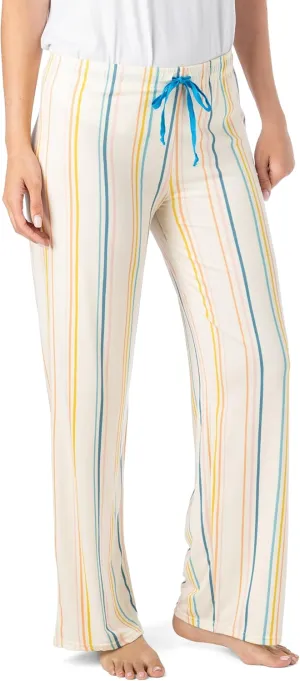 Hello Mello Signature Lounge Pants Womens Soft Pajama Bottoms Elastic Waistband Drawstring Tie