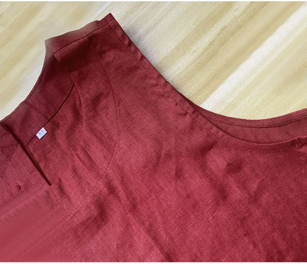 IXIMO Women's 100% Linen Sleeveless Tank Tops Summer Shirts Casual Blouses