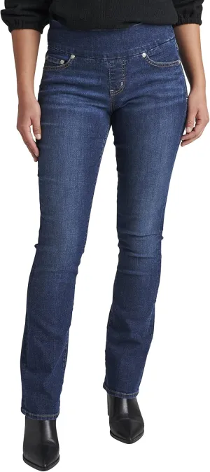 JAG Women's Paley Mid Rise Bootcut Pull-on Jeans