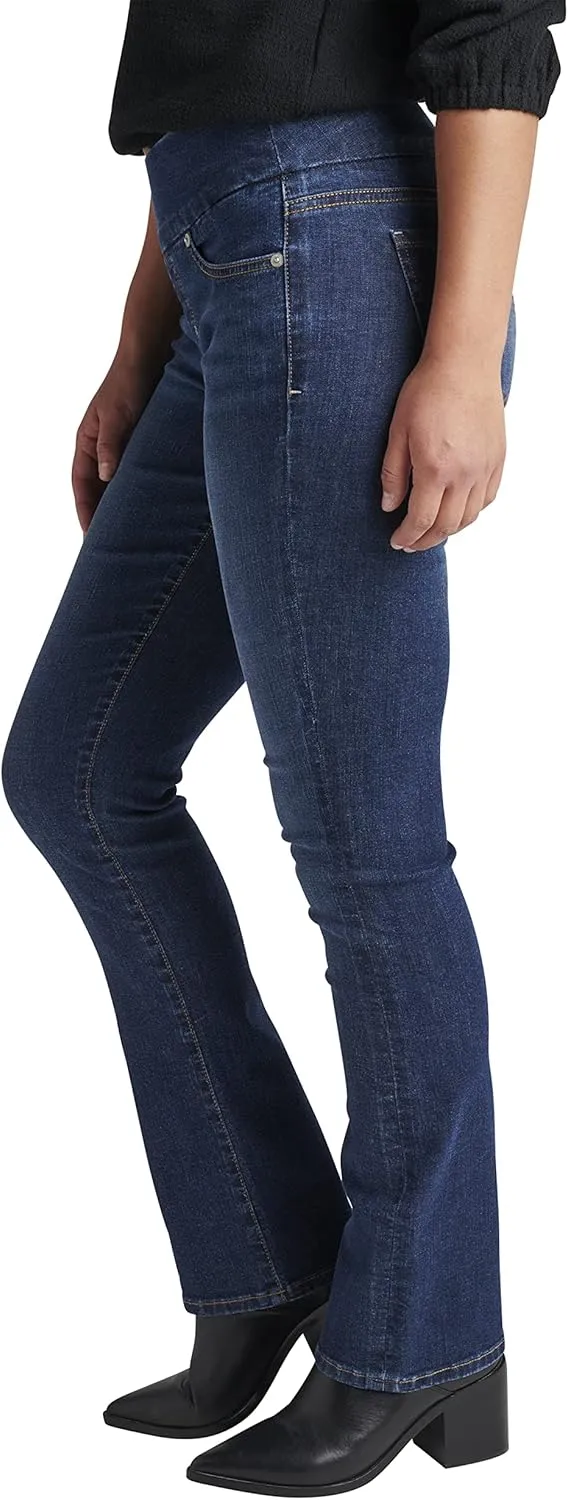 JAG Women's Paley Mid Rise Bootcut Pull-on Jeans