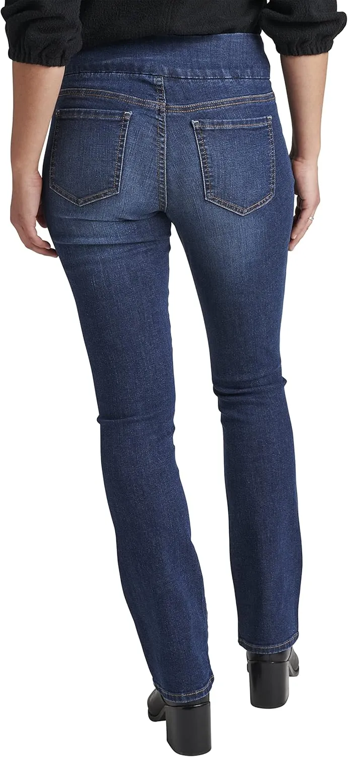 JAG Women's Paley Mid Rise Bootcut Pull-on Jeans