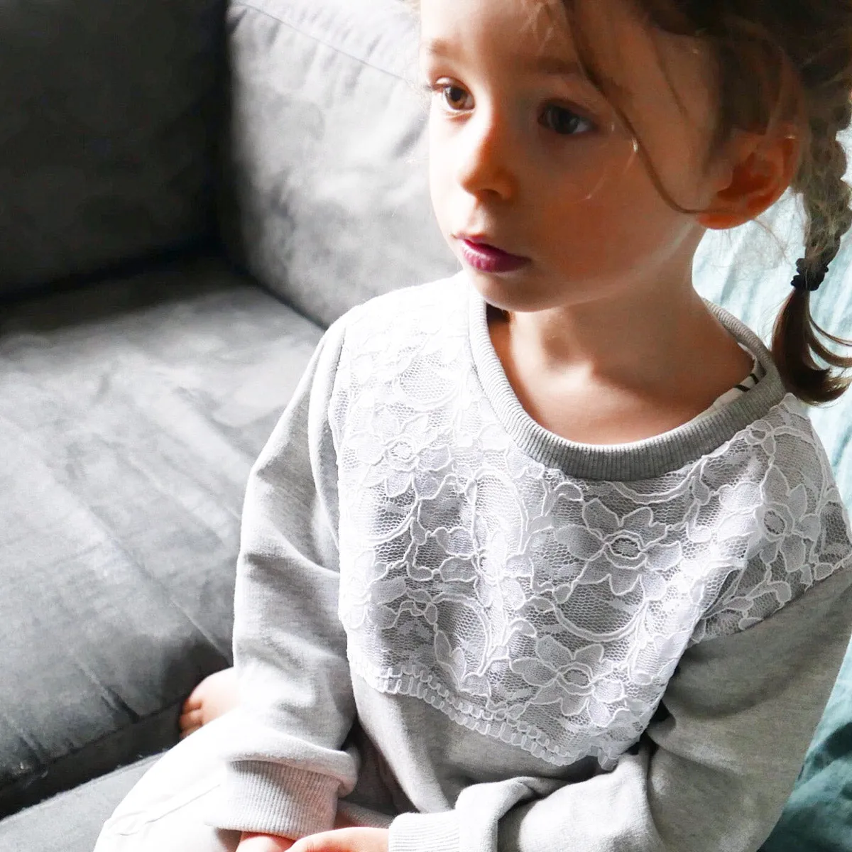 JASMIN Duo Sweatshirt   Dress - Girl   Mum - PDF Sewing Pattern