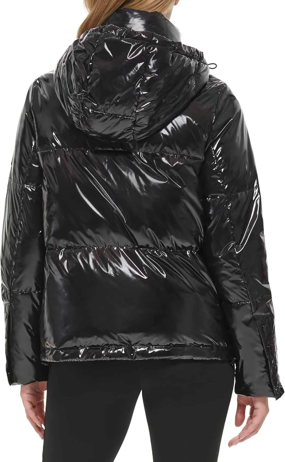 Karl Lagerfeld Paris Women's Short Puffer