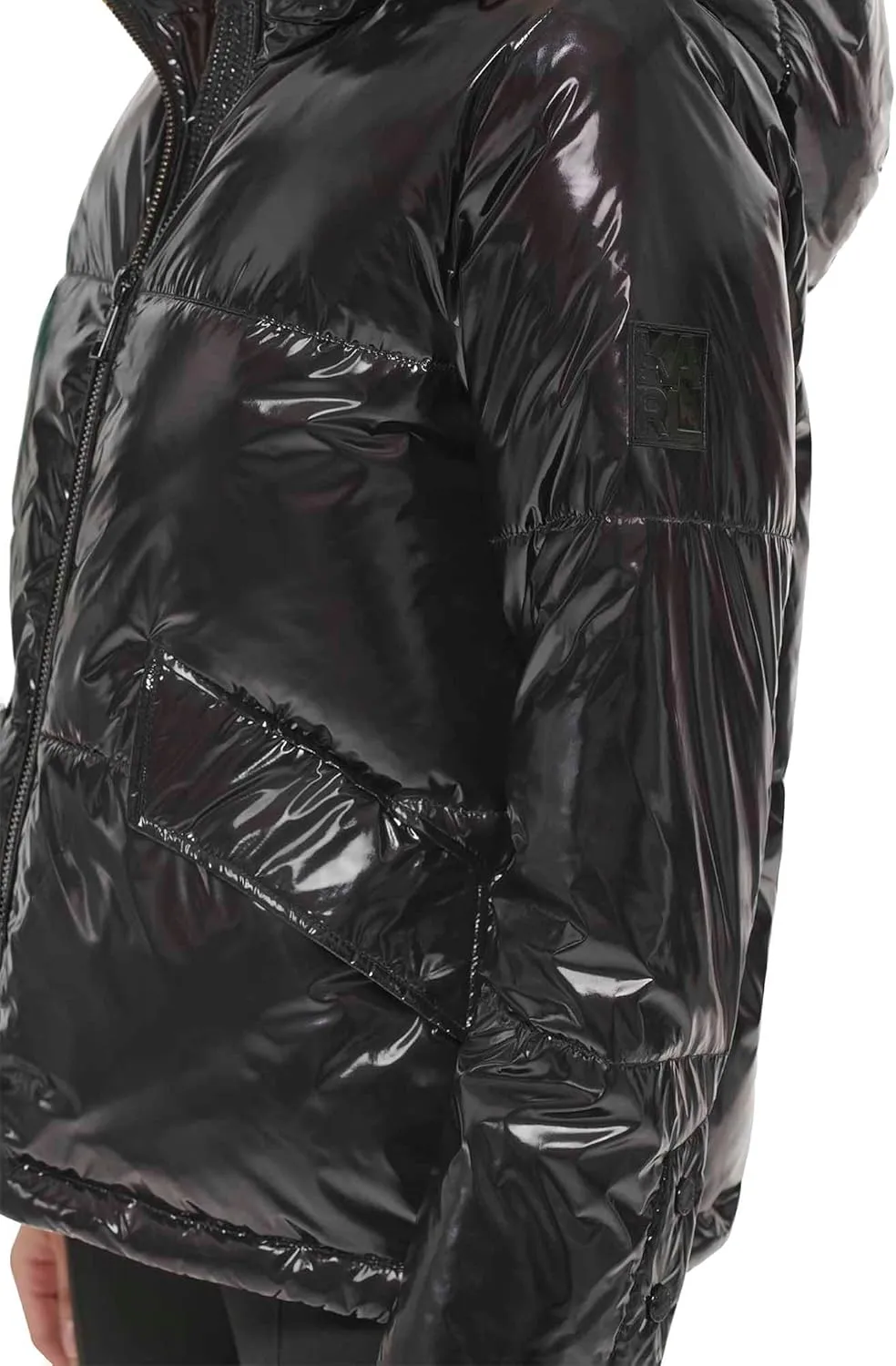 Karl Lagerfeld Paris Women's Short Puffer
