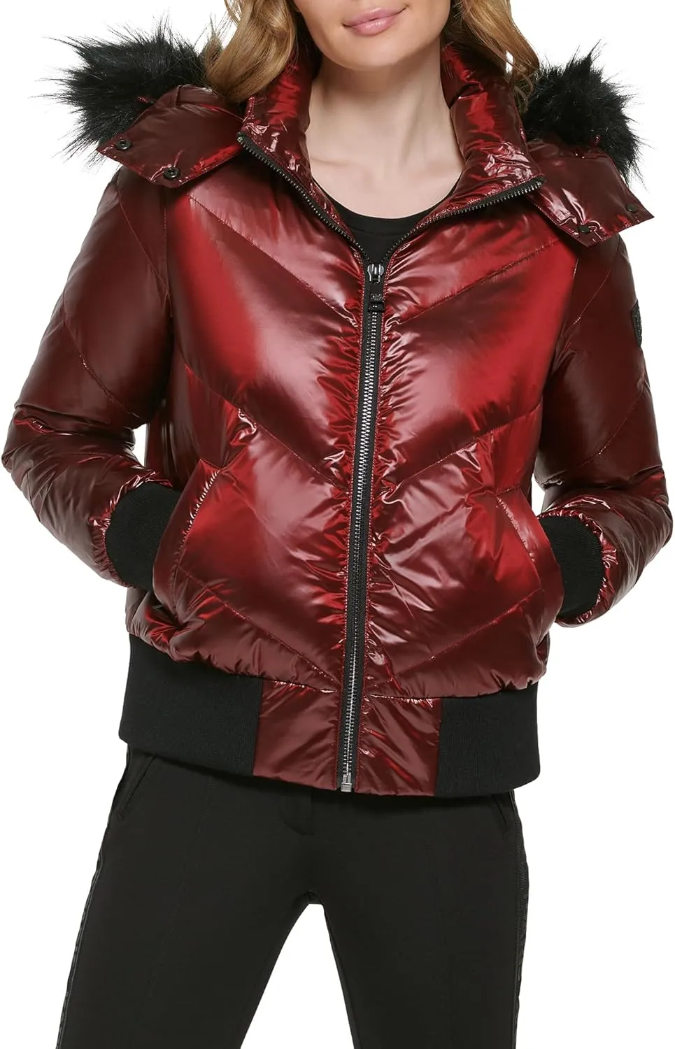 KARL LAGERFELD Paris Women's Short Puffer