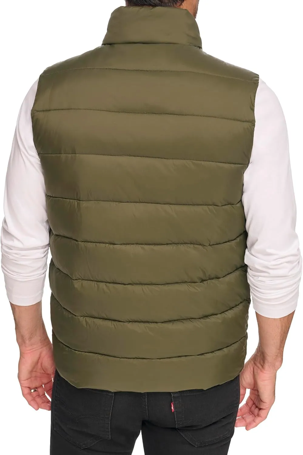 Kenneth Cole Men's Legacy Stand Collar Puffer Jacket
