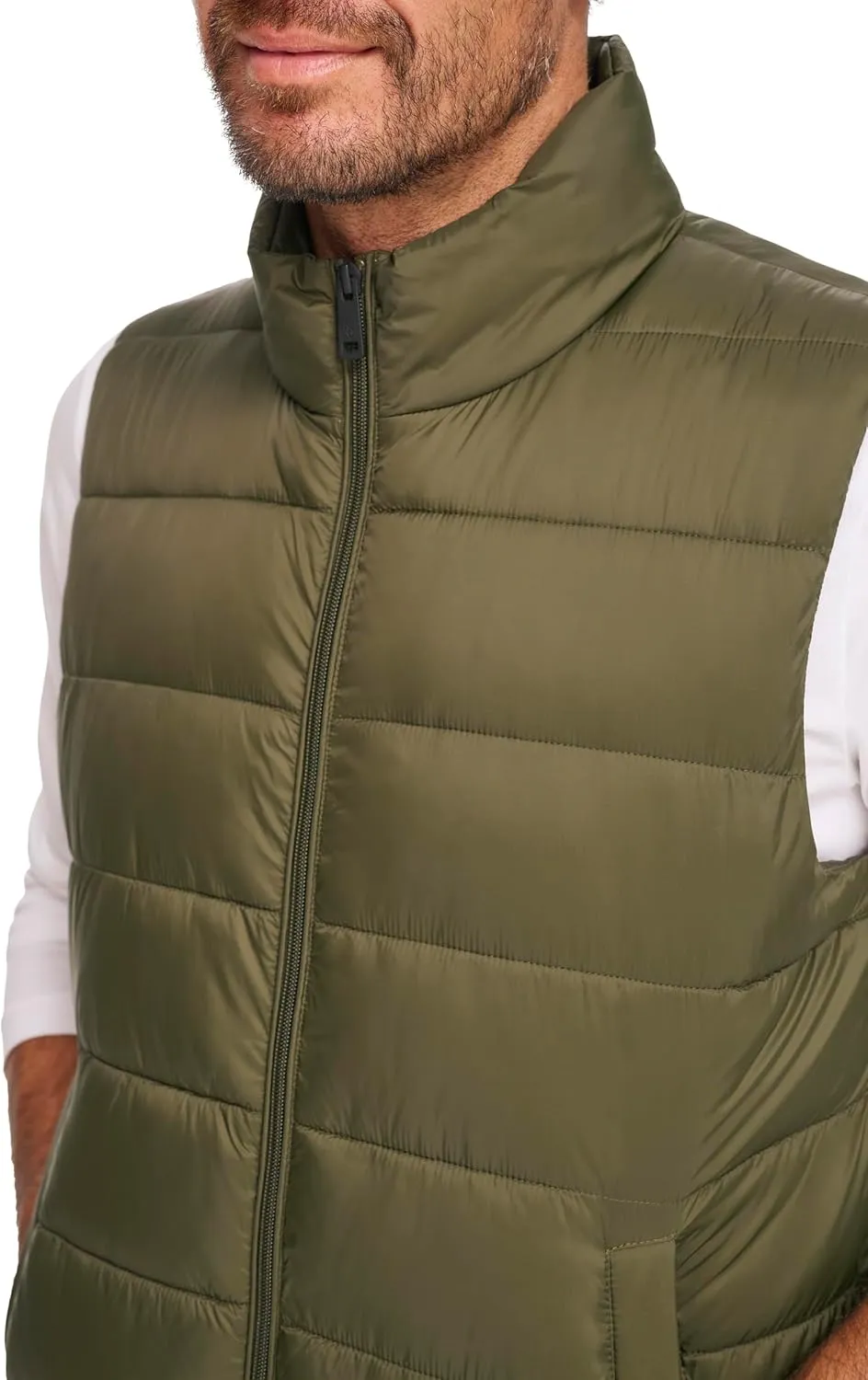 Kenneth Cole Men's Legacy Stand Collar Puffer Jacket