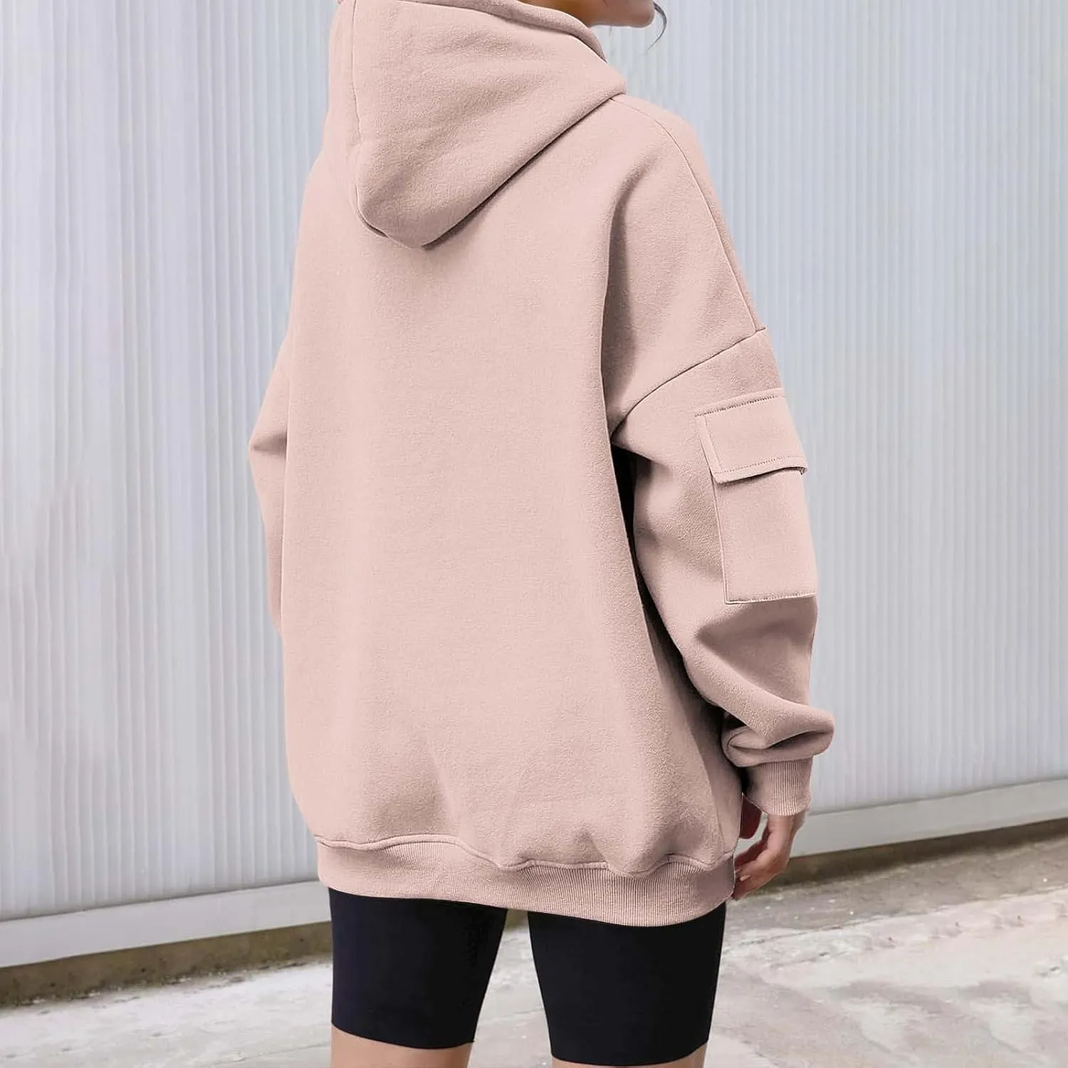 Lastesso Oversized Sweatshirt for Women Relaxed Fit Pullover Hoodies Cozy Long Sleeve Fall Basic Fall Outfits Loose Hoodie