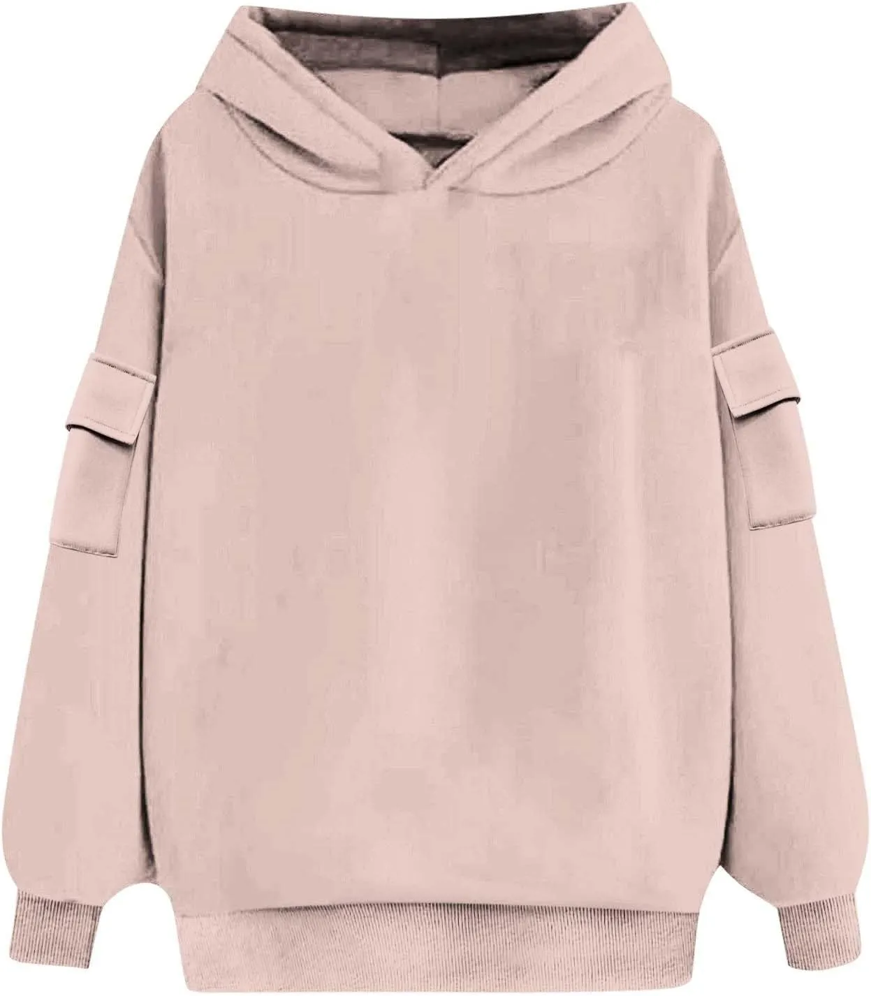 Lastesso Oversized Sweatshirt for Women Relaxed Fit Pullover Hoodies Cozy Long Sleeve Fall Basic Fall Outfits Loose Hoodie