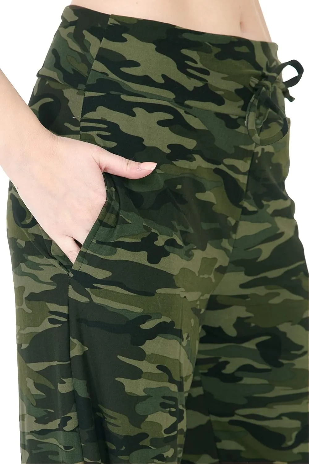 Leggings Depot Women's Fashion Pajama Pants with Pockets Comfy Drawstring Sleep Lounge Bottoms
