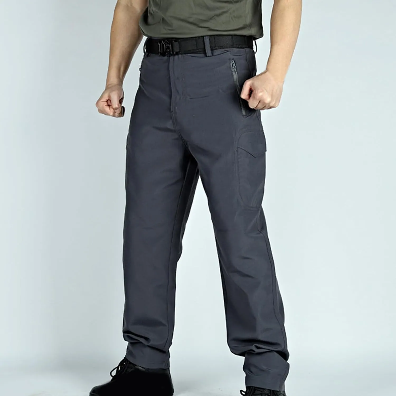 Men's Athletic Chinos Slim Fit Bottoms for Gym Workout Stretch Joggers Breathable Daily Activewear