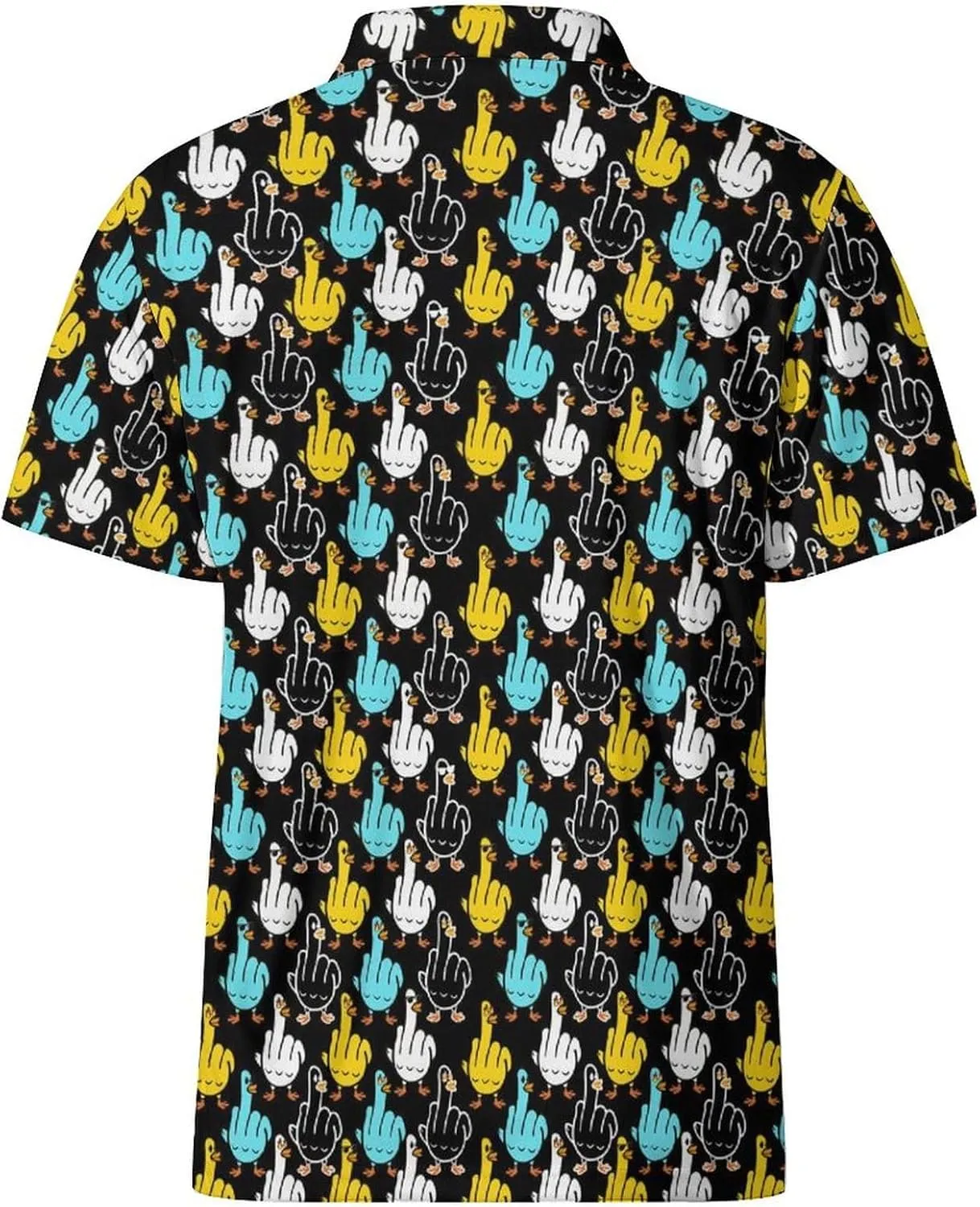 Mens Golf Shirts Shark Golf Polo Shirts for Men Short Sleeve Polo Shirts Golf Mens Polo