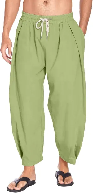 Mens Sweatpants with Pockets Big and Tall Mens Cargo Pants Hiphop Rock Street Harem Pants Sweatpants for Men Joggers