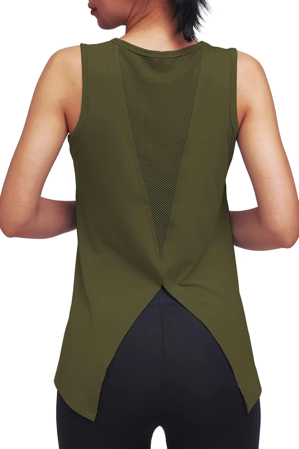 Mippo Workout Tops for Women Yoga Tank Tops Muscle Tank Athletic Shirs Workout Clothes