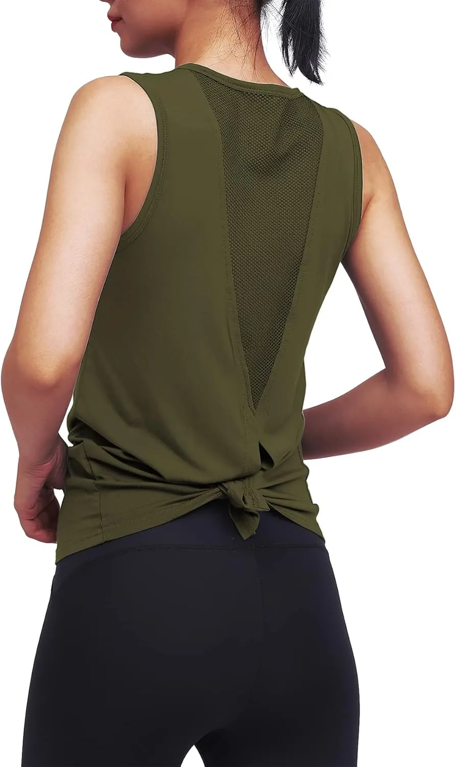 Mippo Workout Tops for Women Yoga Tank Tops Muscle Tank Athletic Shirs Workout Clothes