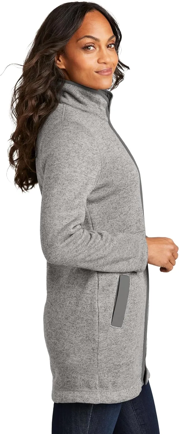 Port Authority Ladies Arc Sweater Fleece Long Jacket