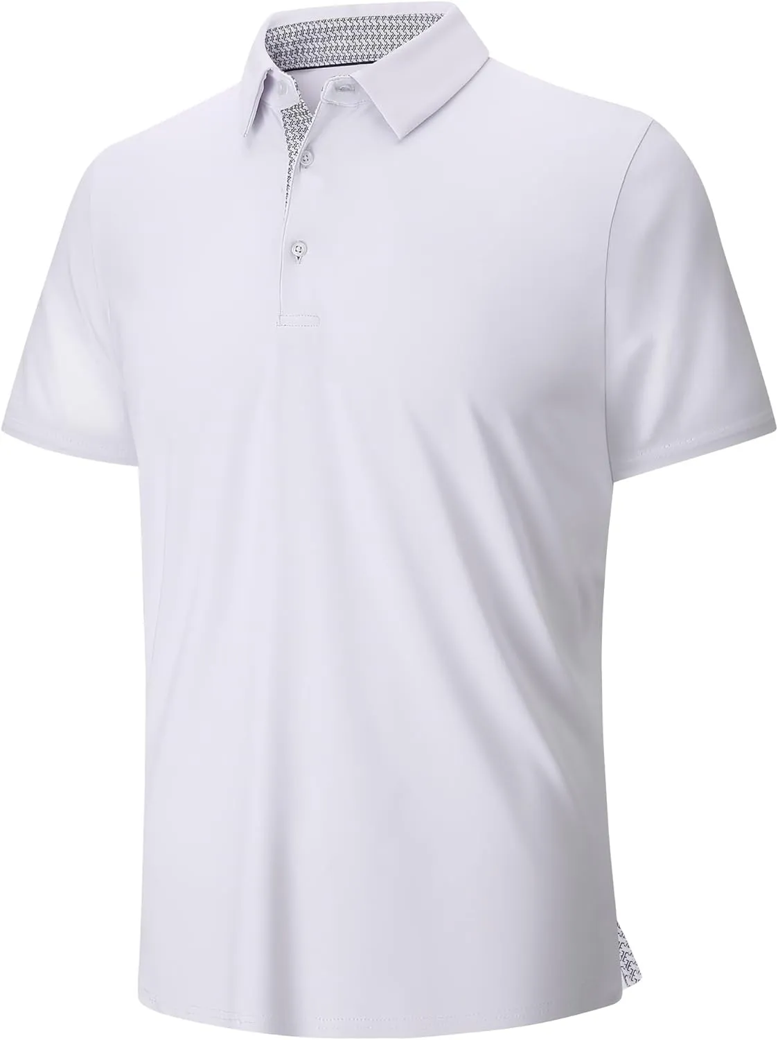 SAMERM Golf Shirts for Men Dry Fit Short Sleeve Moisture Wicking Casual Solid Stylish Mens Polo Shirts