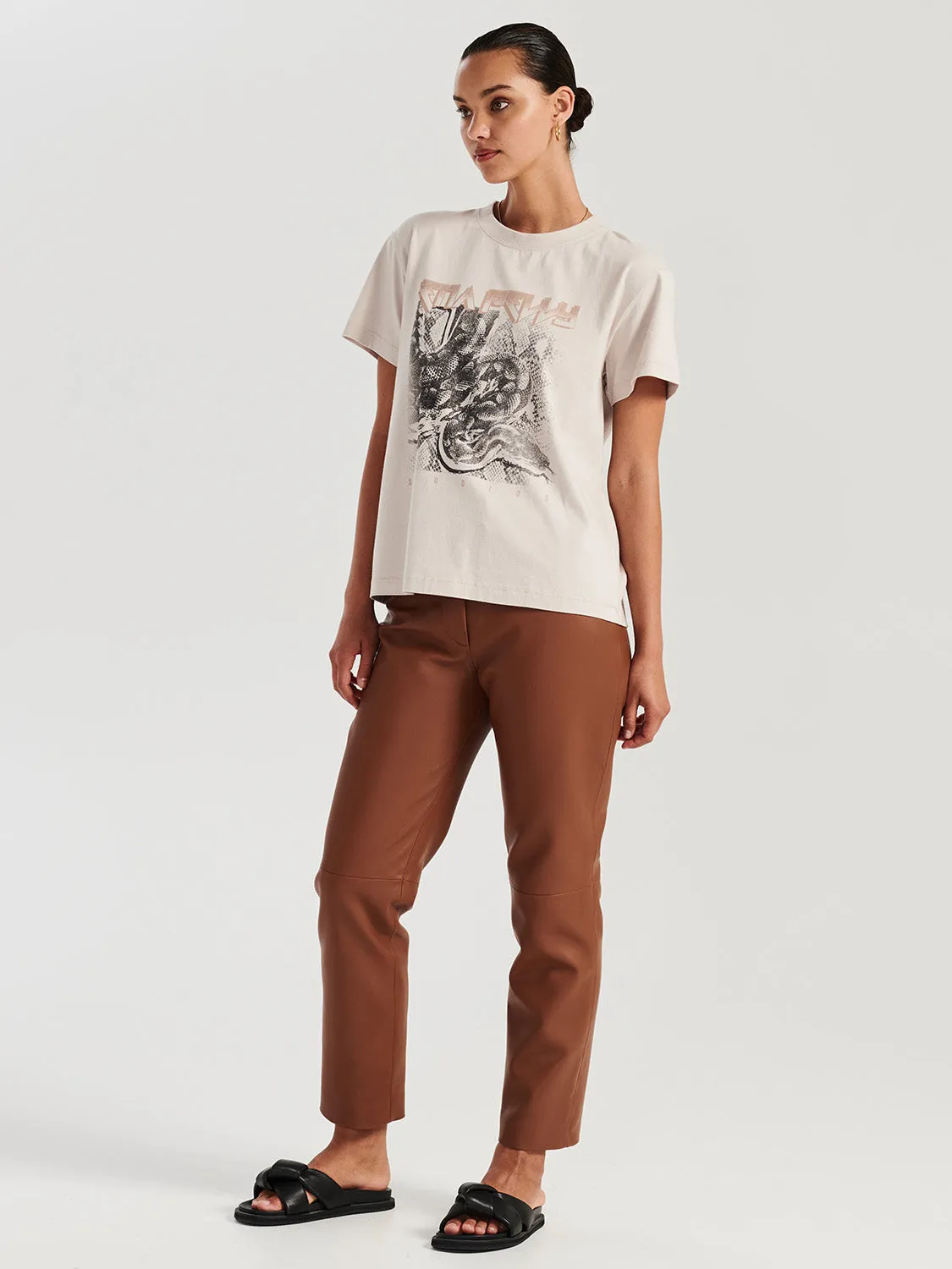Serpent Tee - Alabaster
