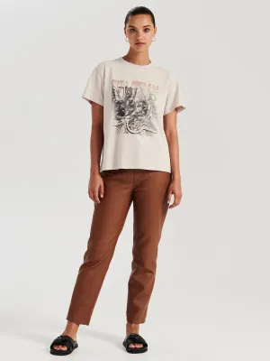 Serpent Tee - Alabaster
