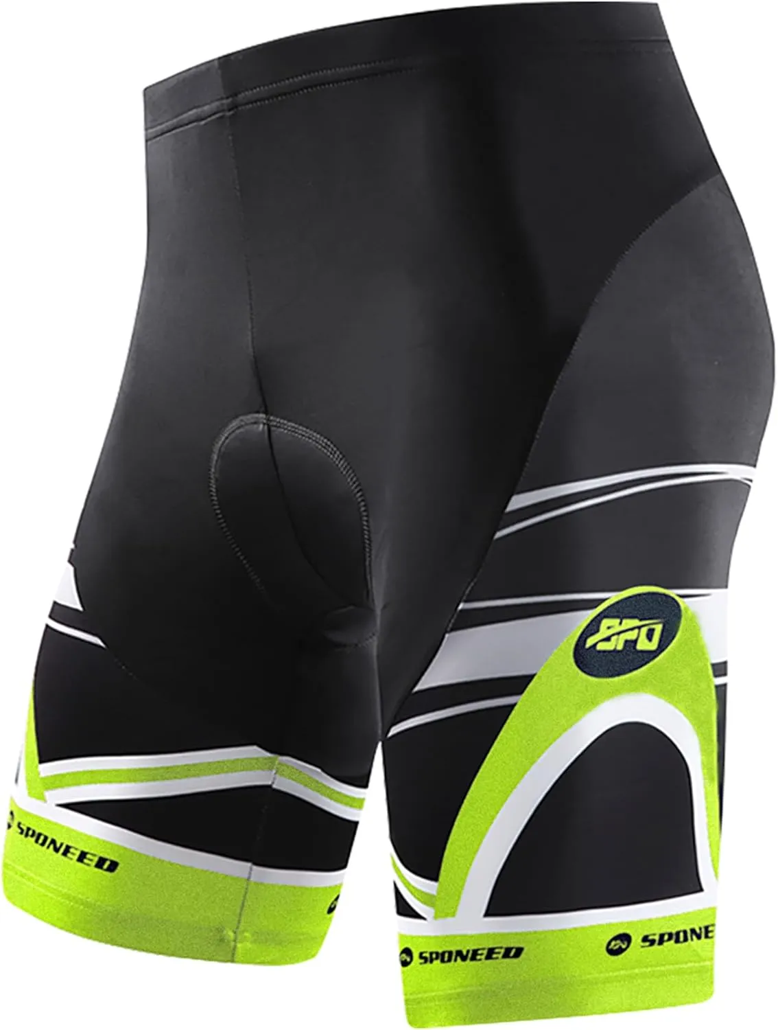 sponeed Men's Cycle Shorts Biking Pants Gel Padding Bicycle Ride Bottoms for Road Bikie