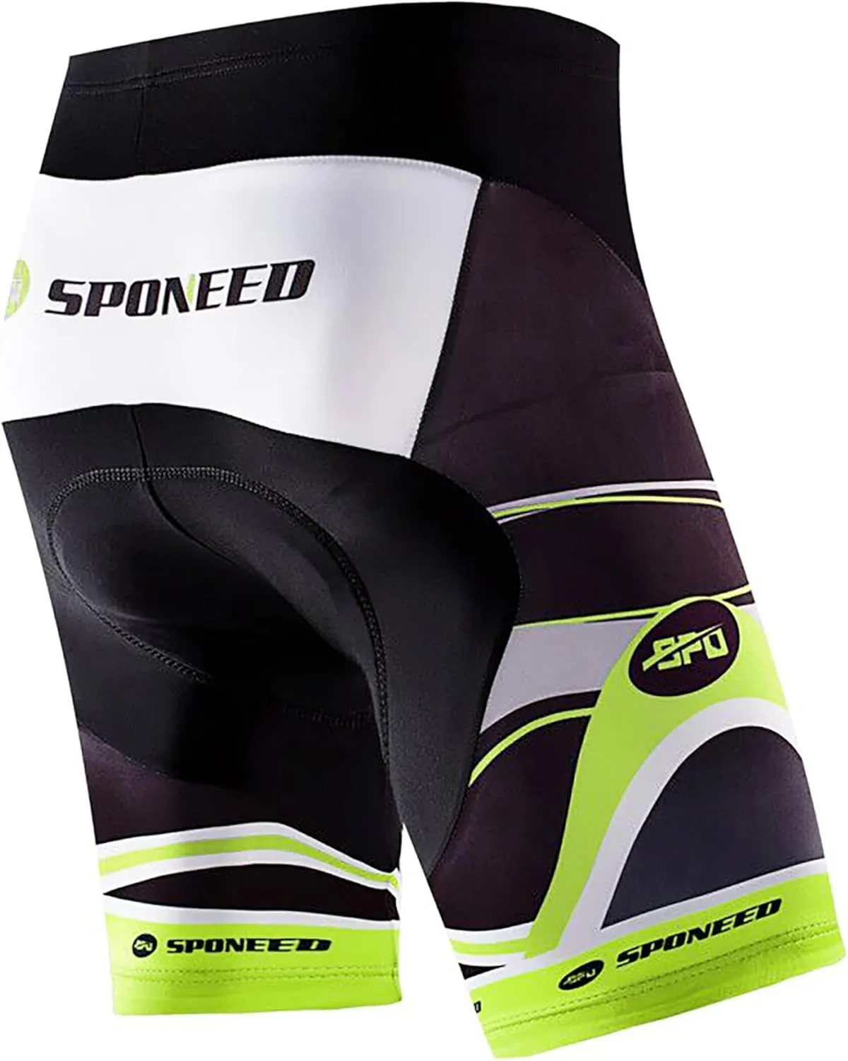 sponeed Men's Cycle Shorts Biking Pants Gel Padding Bicycle Ride Bottoms for Road Bikie