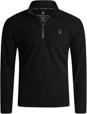 Spyder Mens Quarter Zip Pullover Sweatshirt - Athletic Fleece Sweater Quarter Zip Pullover Men - Mock Neck Sweatshirt for Men