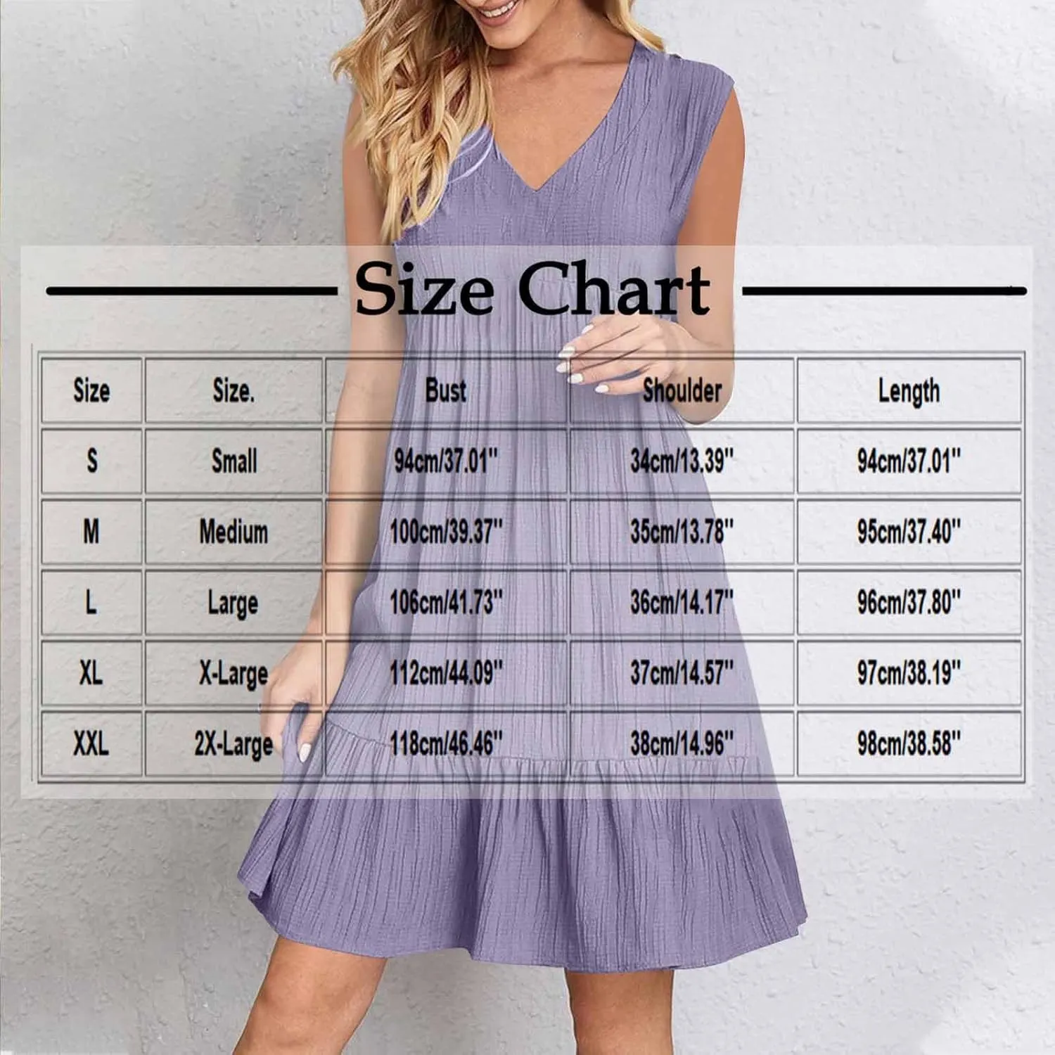 Summer Dresses for Women 2025 Sleeveless V-Neck Flowy Midi Sundresses Layered A-Line Boho Beach Vacation Dress