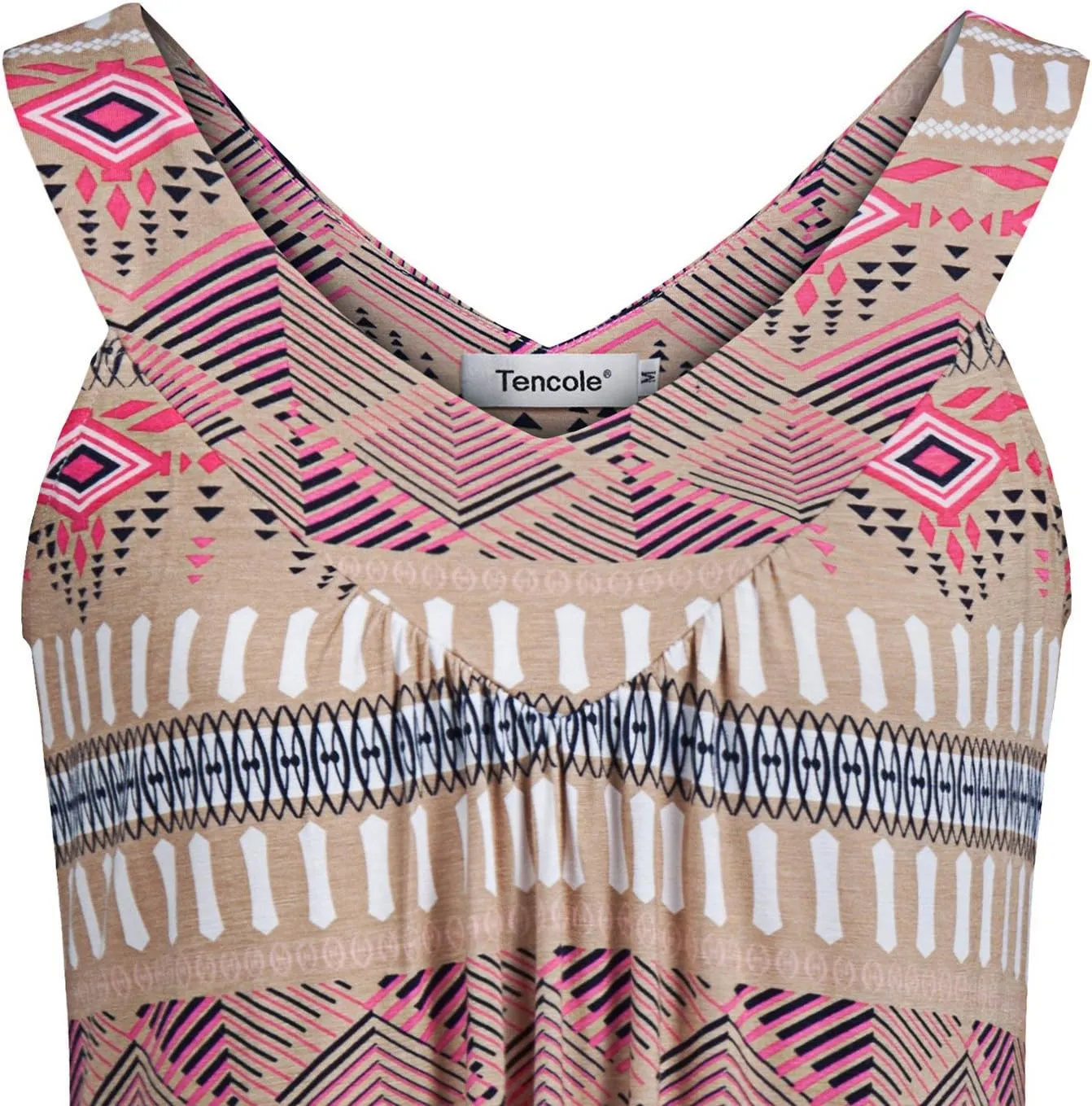Tencole Womens Tank Tops Summer Casual Sleeveless Tunic Shirts V Neck Loose Blouses