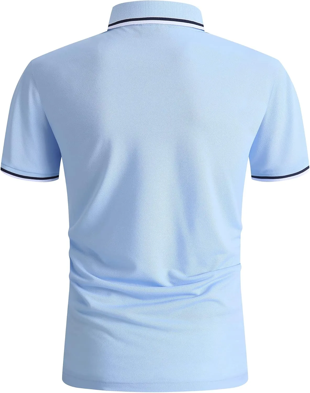 V VALANCH Polo Shirts for Men 3 Pack Golf Shirts Short Sleeve Moisture Wicking Collared Tennis Shirt Casual Stylish